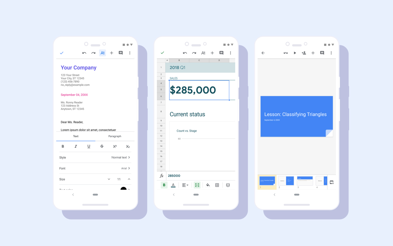 Google Docs on Android
